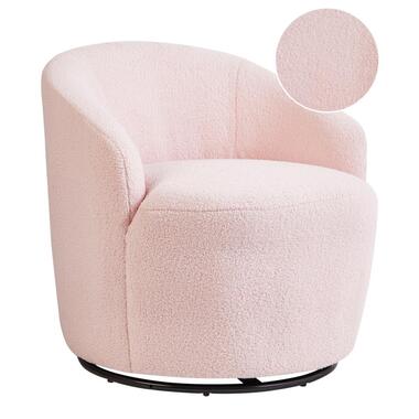 DAVIK - Fauteuil - Pastelroze - Bouclé product