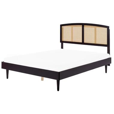 Lit avec sommier Rotin VARZY 160 x 200 cm Noir product