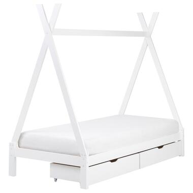 Lit à tiroirs pour enfants Tipi Bois de pin DEVAY 90 x 200 cm Blanc product