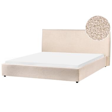 LAVAUR - Tweepersoonsbed - Beige - 180 x 200 cm - Bouclé product