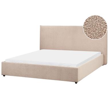 Lit avec sommier Bouclé LAVAUR 160 x 200 cm Taupe product