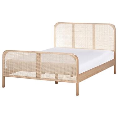 Lit avec sommier Bois de pin GONFARON 140 x 200 cm Marron clair product