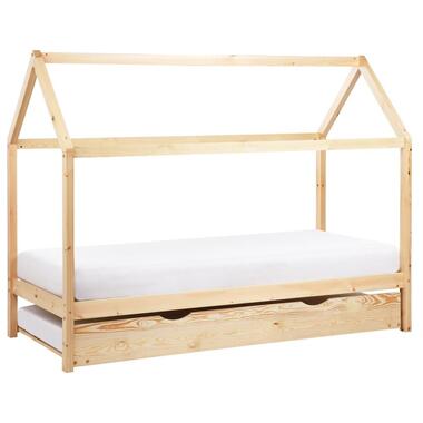 Lit gigogne enfant Bois de pin CRILLON 90 x 200 cm Marron clair product