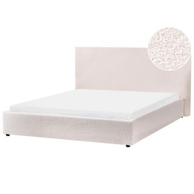 Lit avec sommier Bouclé LAVAUR 160 x 200 cm Blanc cassé product