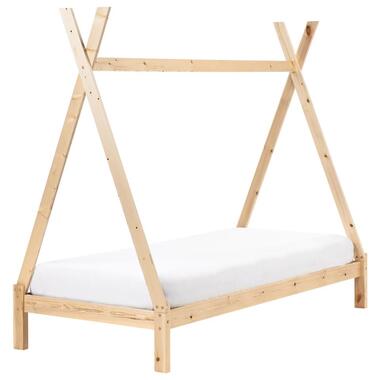 DEVAY - Kinderbed - Lichtbruin - 90 x 200 cm - Grenenhout product