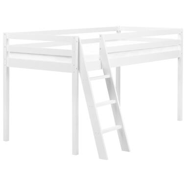 Lit à mit-hauteur Bois de pin ASCOUX 90 x 200 cm Blanc product