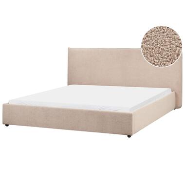 Lit avec sommier Bouclé LAVAUR 180 x 200 cm Taupe product