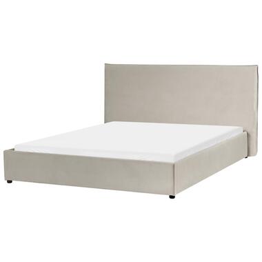 Lit avec sommier Velours LAVAUR 160 x 200 cm Taupe product
