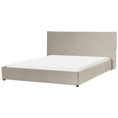 Lit avec sommier Velours LAVAUR 180 x 200 cm Taupe product