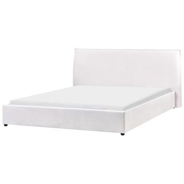 Lit avec sommier Velours LAVAUR 180 x 200 cm Blanc cassé product