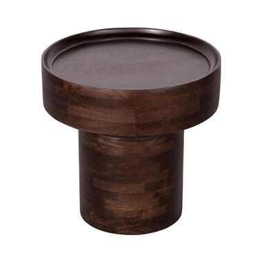 Lewis & Loft Bijzettafel Luus - FSC® mangohout - ⌀50 - Walnoot Bruin product