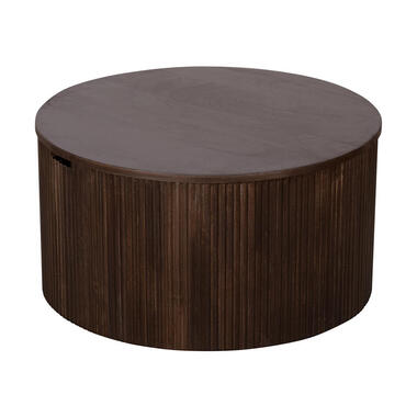 Lewis & Loft Salontafel Lonne - FSC® mangohout - ⌀70cm - Walnoot bruin product