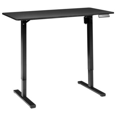 TAVARES - Elektrisch verstelbaar bureau - Zwart - Vezelplaat product