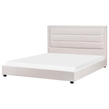 ROUEN - Bed - Lichtbeige - 180 x 200 cm - Polyester product