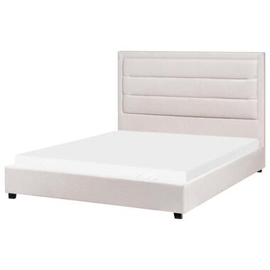 ROUEN - Bed - Lichtbeige - 140 x 200 cm - Polyester product