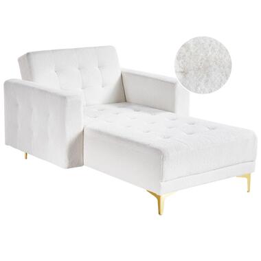 Chaise longue ABERDEEN Bouclé Blanc cassé product