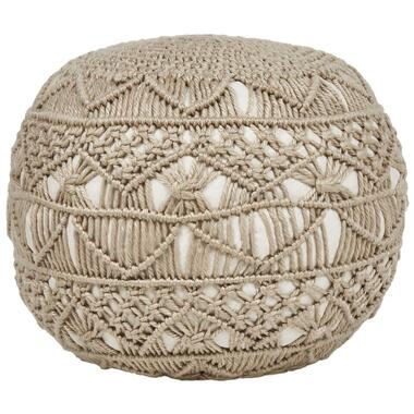 AADHI - Buitenpoef - Beige - 50 x 50 cm - Synthetisch materiaal product
