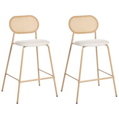 Lot de 2 chaises de bar ADAVER Marron clair product