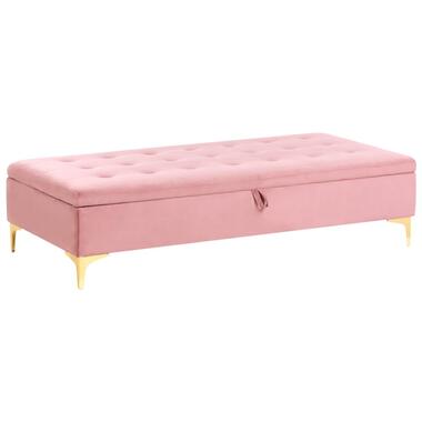 Pouf de rangement ABERDEEN Velours Rose product