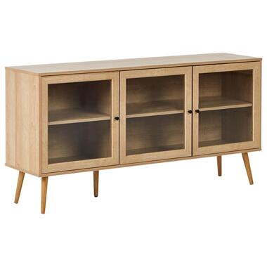 ALBANY - Sideboard met 3 deuren - Lichthout - Vezelplaat product
