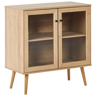 ALBANY - Sideboard met 2 deuren - Lichthout - Vezelplaat product