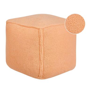 Pouf ALIPUR Bouclé Orange 40 cm 40 cm 40 cm product