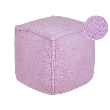 Pouf ALIPUR Bouclé Violet 40 cm 40 cm 40 cm product