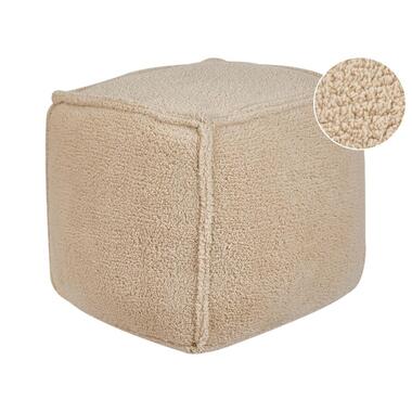 Pouf ALIPUR Bouclé Marron clair 40 cm 40 cm 40 cm product