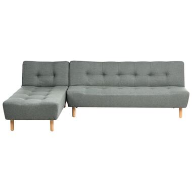 Canapé-lit d'angle modulable 4 places ALSTEN Tissu Vert Côté droit product