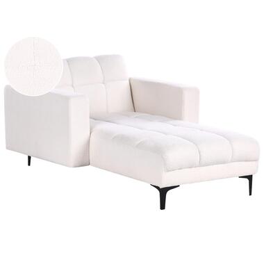 Chaise longue ALNES Bouclé Blanc product