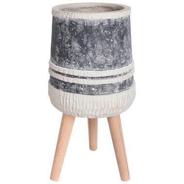 Cache-pot sur pied ARISAEMA 27 cm Gris product