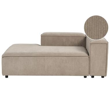 Chaise longue côté droit ARDAL Velours côtelé Taupe product
