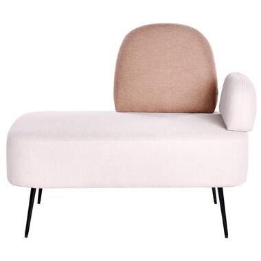 Chaise longue côté droit ARCEY Tissu Marron product