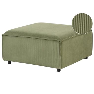 Ottoman ARDAL Velours côtelé Vert product