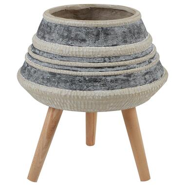 Cache-pot sur pied ATHAEA 37 cm Beige product