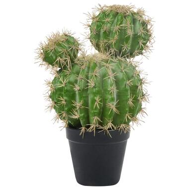 BALL CACTUS - Kunstplant - Groen - 33 cm - Kunststof product