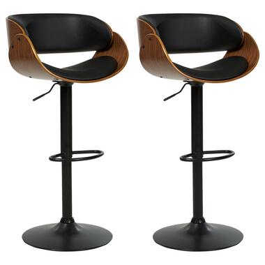 Lot de 2 chaises de bar BAKU II Cuir PU Noir product