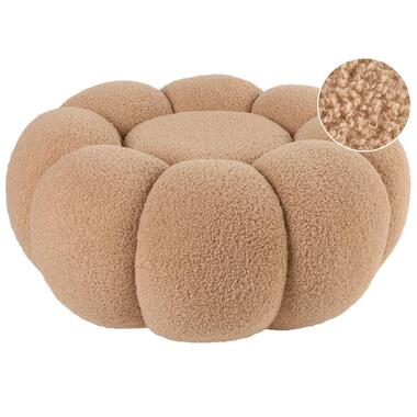 BEAUFORT - Poef - Lichtbruin - Bouclé product