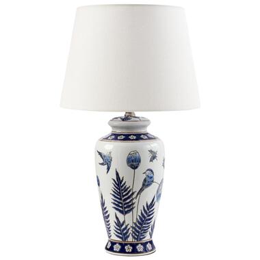 Lampe à poser BIJELA Porcelaine Blanc/bleu product