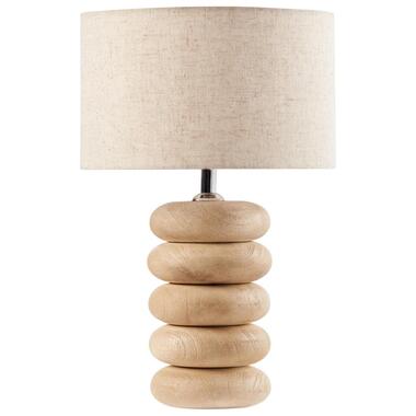 Lampe à poser BETWA Bois de manguier Marron clair product