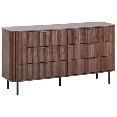 BRADLEY - Ladekast - Donkerbruin - MDF product