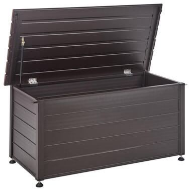 CAMPALTO - Kussenbox - Donkerbruin - 123 x 60 cm - Aluminium product