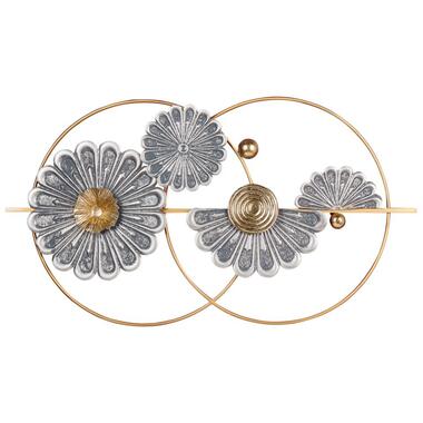 PROMETHIUM - Wanddecoratie - Goud/Grijs - Metaal product