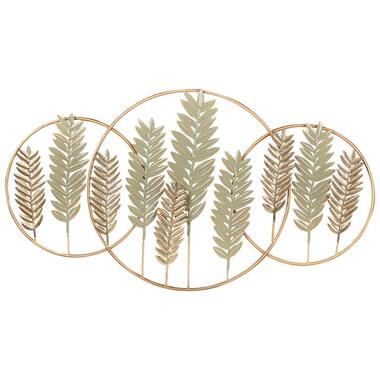 COPERNICIUM - Wanddecoratie - Goud/Groen - Metaal product