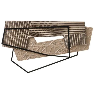 ENNIS - Wanddecoratie - Lichtbruin - IJzer product