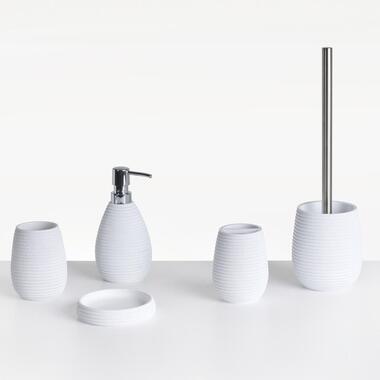 QUILA - Badkameraccessoireset - Wit - Polyresin product