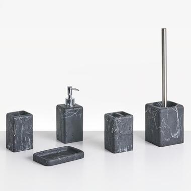 VILCANOTA - Badkameraccessoireset - Zwart - Polyresin product