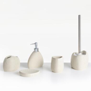 COATA - Badkameraccessoireset - Lichtbeige - Polyresin product