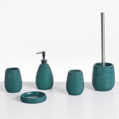 QUILCA - Badkameraccessoireset - Groenblauw - Polyresin product