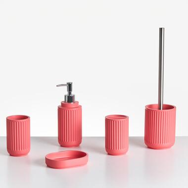 HUARMEY - Badkameraccessoireset - Rood - Polyresin product